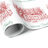 en Papier voor prettige kerstdagen (Rol Hoek)