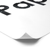 En - Papierketens Poster (Hoek)