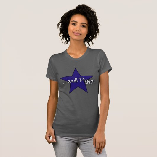 "En Peggy" Hamilton t shirt (Voorkant volledig)