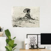 En Plein Soleil - Whistler - 1858 Poster (Thuiskantoor)