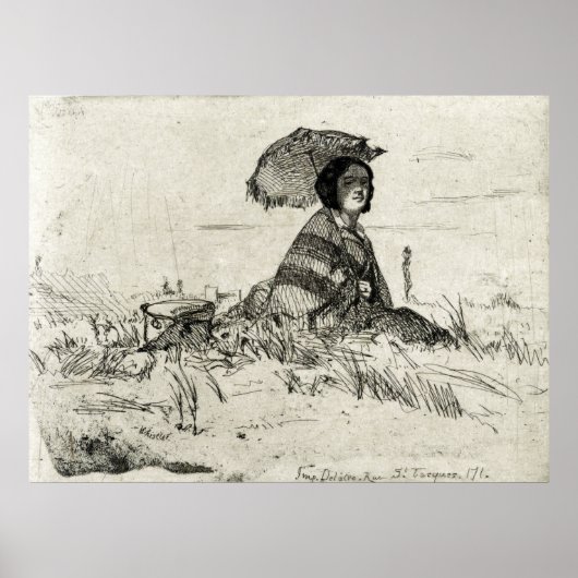 En Plein Soleil - Whistler - 1858 Poster (Voorkant)