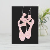 En Pointe Ballet Shoes Kaart (Staand voorkant)