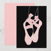 En Pointe Ballet Shoes Kaart (Voorkant / Achterkant)