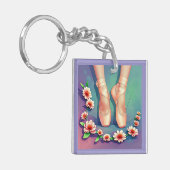 " EN POINTE BEAUTY " SLEUTELHANGER (Voorkant Links)