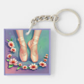 " EN POINTE BEAUTY " SLEUTELHANGER (Achterkant)