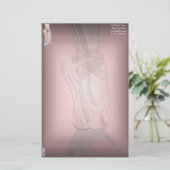 En pointe briefpapier (Staand voorkant)