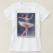 En Pointe Kleding: Verhoog uw stijl met ballet- T-shirt (Design voorkant)