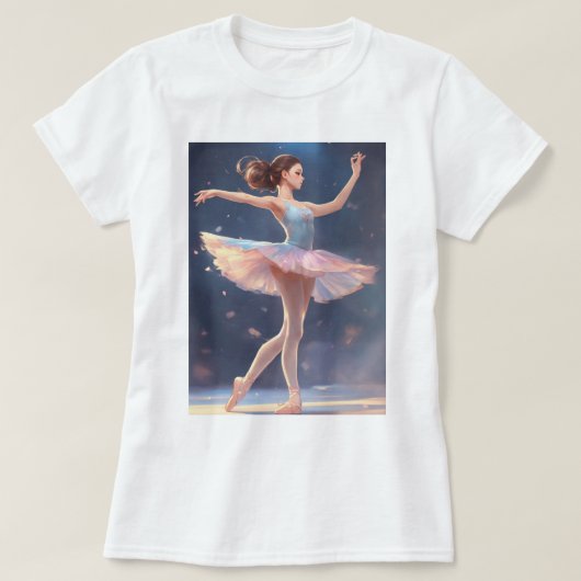 En Pointe Kleding: Verhoog uw stijl met ballet- T-shirt (Design voorkant)