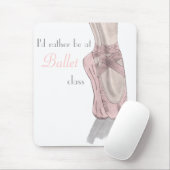 En pointe Mouse Mat Muismat (Met muis)
