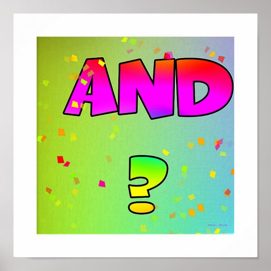 EN? Poster (Voorkant)