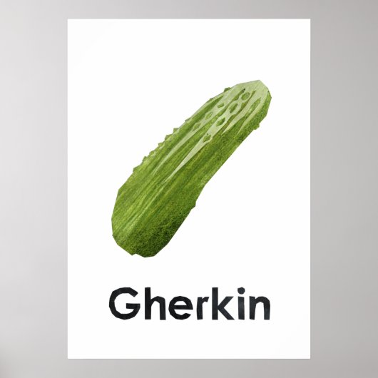 En - Poster Gherkin (Voorkant)