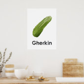 En - Poster Gherkin (Keuken)
