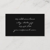  en professioneel visitekaartje (Achterkant)