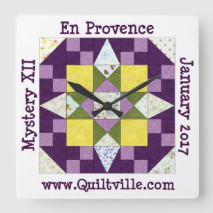 En Provence-klok Vierkante Klok