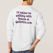 En Provence lange hoes T-shirt (Achterkant)