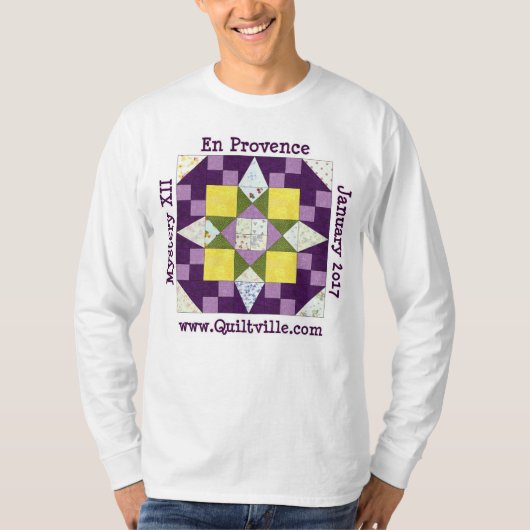 En Provence lange hoes T-shirt (Voorkant)