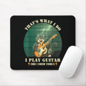En Retro Dat Is Wat Gitaar Speelt Muismat (Met muis)