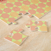  en Retro Hart Liefde Kunst Puzzel (Zijkant)