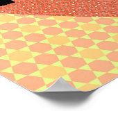 en Retro Heart Love Art Poster (Hoek)