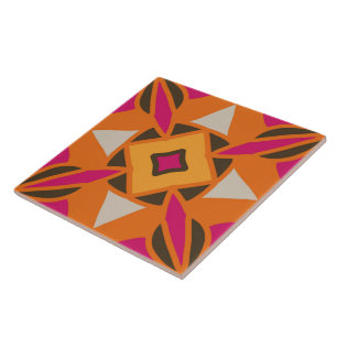  en retro naadloze patroonkeramische tegel tegeltje