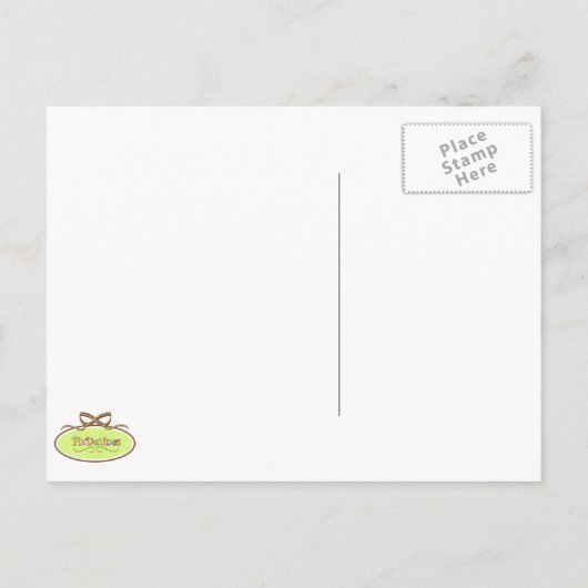 en retro, Save the Date briefkaart (Achterkant)