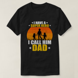  en retro Vaderdag en papa liefhebbers T-shirt