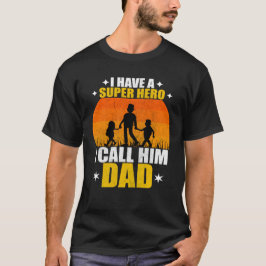  en retro Vaderdag en papa liefhebbers T-shirt