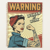 en retro-vrouwelijke planner (Voorkant)