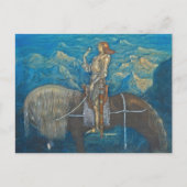 En Riddare Red Fram John Bauer Briefkaart (Voorkant)