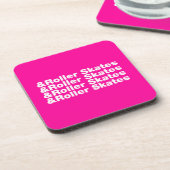 en rolSchaatsen Bier Onderzetter (Linkerzijde)