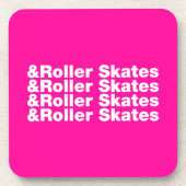 en rolSchaatsen Bier Onderzetter (Voorkant)