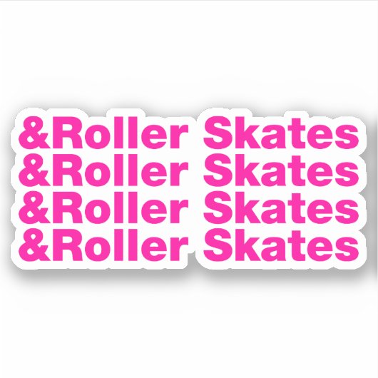 en rolSchaatsen Sticker (Voorkant)