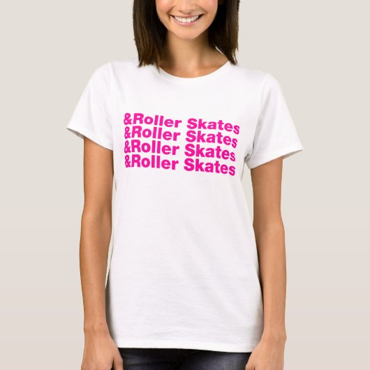 en rolSchaatsen T-shirt (Voorkant)