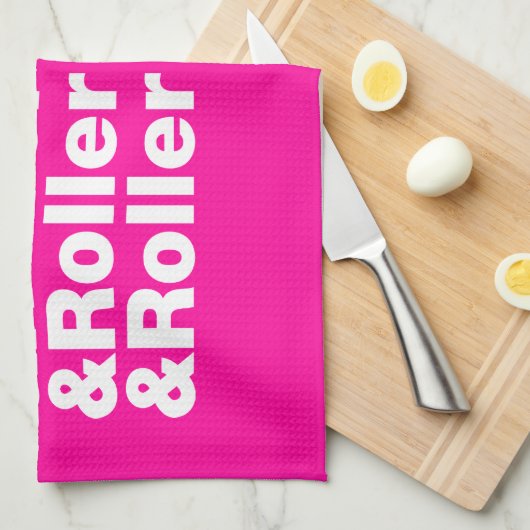 en rolSchaatsen Theedoek (Quarter Fold)