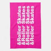 en rolSchaatsen Theedoek (Verticaal)