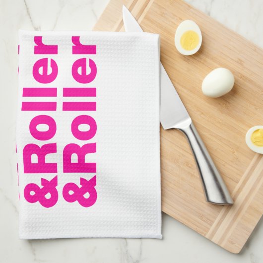 en rolSchaatsen Theedoek (Quarter Fold)