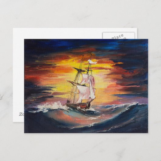 En-route Briefkaart (Voorkant / Achterkant)