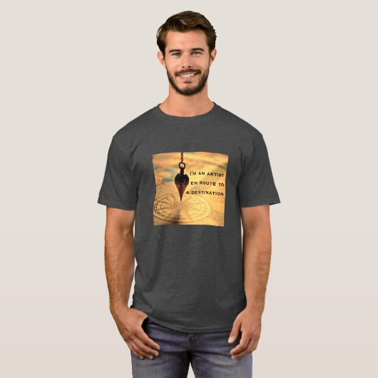 En route (donker) T-shirt (Voorkant volledig)