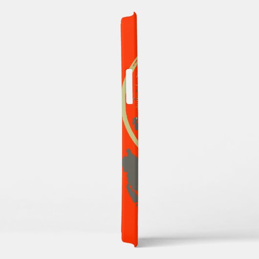 en route pour l'aventure oranje iphone case (Achterkant / Rechts)