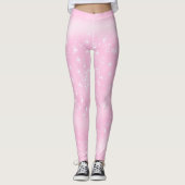  en roze sterren leggings (Voorkant)