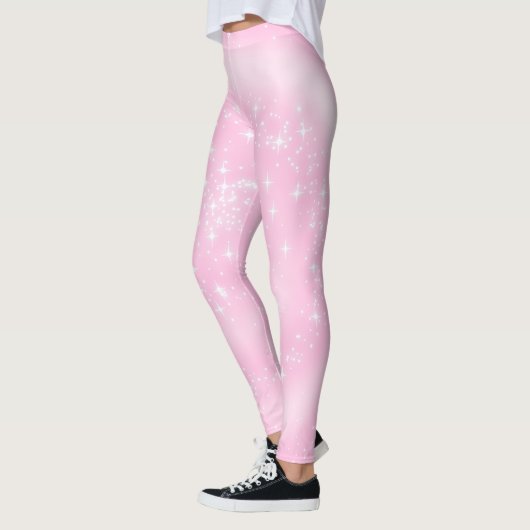  en roze sterren leggings (Links)