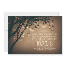  en rustieke Mason Jar String Lights Bruiloft