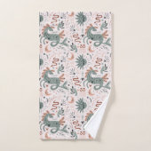  en schattig dierlijk patroon voor lief meisje bad handdoek (Handdoek)