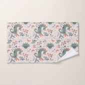  en schattig dierlijk patroon voor lief meisje bad handdoek (Handdoek)