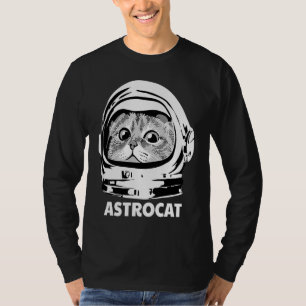 En schattige Astrocat kat astronaut pak buitenruim T-shirt