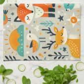 en schattige design: dierlijk theedoek (Gevouwen)