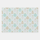  en Schattigee kerstversieringen Kerst Inpakpapier Vel (Voorkant)