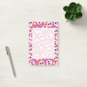  en Schattigee Sugar Skulls op Roze Post-it® Notes (Kantoor)