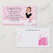  en schoon afsprakenkaartje (Voorkant / Achterkant)