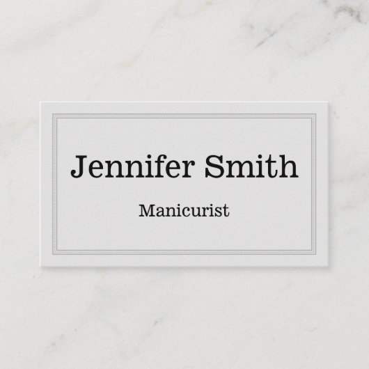  en schoon Visitekaartje (Voorkant)